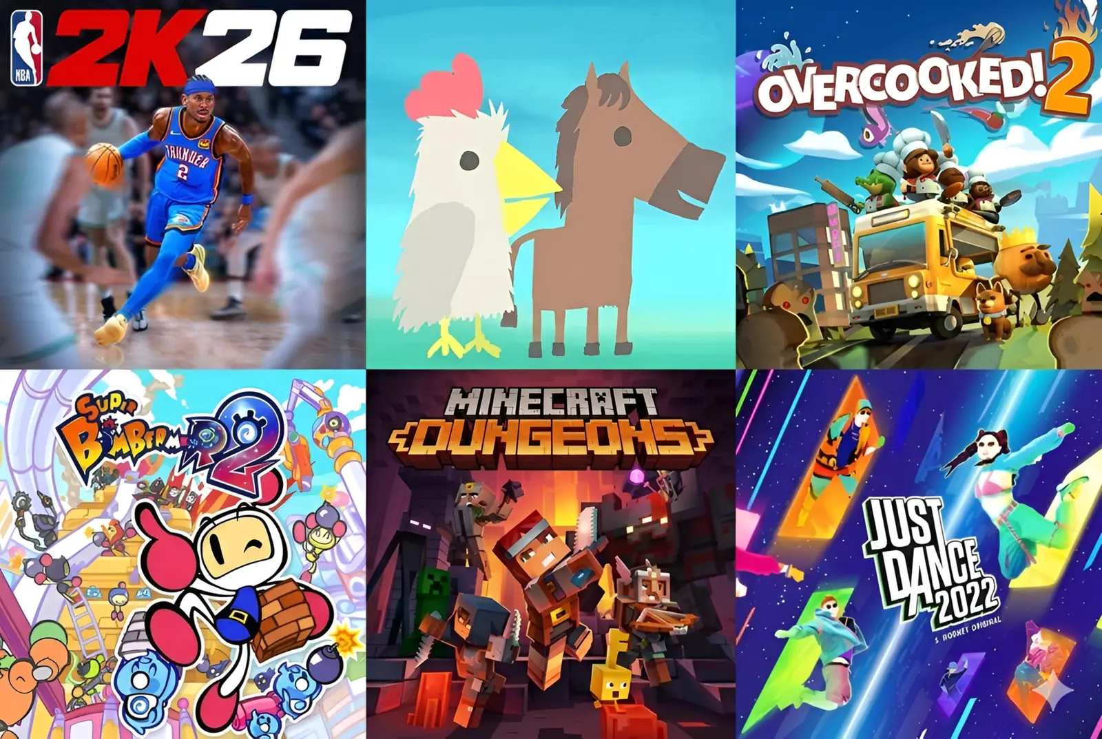 PS5 派對遊戲與桌遊主題拼圖圖像